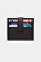 3803 Genuine Real Leather Women's Men's Wallet Black - 4