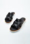 Women's Leather Flat Slippers 824 35-456 Bn Trlk Y23 - 6