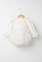Luna Fluffy Tulle Tutu Velvet Dress (ecru)