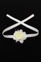 White Bridesmaid Bracelet Arm Ribbon, Henna Night Bride to Be Bachelorette Party 10 Pieces - 4