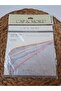 Newborn 100% Cotton Combed Fabric Baby Mouth Wipes Pack of 4 measures 17*20 cm
