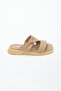 Women's Genuine Leather Flat Slippers 878 235 Bn Trlk Y23 - 5