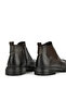 , Men's Genuine Leather Boots 123447 202 Brown - 5