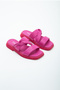 Women's Genuine Leather Flat Slippers 878 235 Bn Trlk Y23 - 5