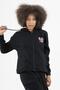Comfort Women's Hooded Black Tracktop - 3