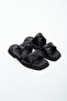 Women's Genuine Leather Flat Slippers 878 217 Bn Trlk Y23 - 5