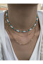 Pearl bead gold chain women's necklace