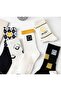 5 Pairs Unisex Mixed Color Cotton Tennis College Socks - 3
