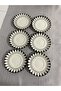 Black ellipse model 6 tea plates - 3