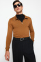Camel Slim Fit Polo Yaka Triko Kazak TMNAW24KZ00076 - 3