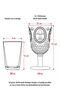Acrylic Blue 6-Piece Glass & Water Soft Drink Coffee Side Cup 450 ml (Not Glass) - 4