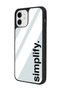 iPhone 11 Simplify Design Glossy Phone Case with Mirror - 2