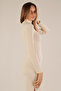 Ribbed Camisole Women's Dress Ecru - 5