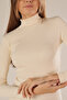 Ribbed Camisole Women's Dress Ecru - 7
