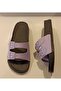 Lilac Anatomical Sole Soft Plastic Extra Light Women's Pool Sea Beach Home And Street Slippers Eva - 7