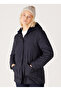 Navy Blue Women's Coat W232275410-Navy Blue