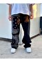 Premium Desiger Bandana Pattern Baggy Jeans