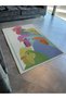 Multicolored Surrealist Rooster Patterned Creative Modern Decorative Carpet 2153 - 3