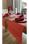 Roza Stain-Resistant Water-Repellent Feature Pötikare Red Runner 1 Piece (Napkin Not Included) - 2
