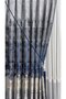Panel Background Curtain Navy Blue Black Gray Multicolored Patterned Single Wing Closely Pleated Yuka Home Luxury Series - 2