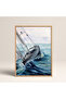 Framed Single Painting Sailboat Series Classic Poster Painting Tk/123 - 2