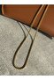 Gold Cuban Minimal Chain Necklace Stainless Steel Necklace - 2