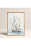 Framed Single Painting Sailboat Series Classic Poster Painting Tk/127 - 2