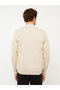 Slim Fit College Collar Men's Knitwear Coat - 5