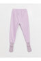 2-Piece Velvet Pajama Bottoms for Baby Girls - Elastic Waist and Socks - 7