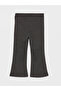 Basic Baby Girl Tights Trousers with Elastic Waist - 2