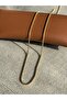 Gold Round Link Chain Necklace 316L Steel Necklace - 4