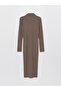 Plain Long Sleeve Women's Shirt Dress - 7