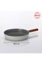 Fika Gray 4 Piece Practical 26 cm Pot Pan Wok Set - 3