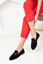 Black Suede Women's Casual Shoes 18561 - 2