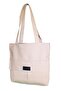 Bag Models Women's Beige Zippered Hand and Shoulder Bag Fabric Tote Bag (Suitable for Laptop/School/Sports/Teacher/Student/Strap/Shoulder/Makeup/Beach 35X35) - 7
