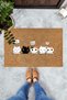 Digital Printed Cats Making Greetings Patterned Decorative Door Mat - 3