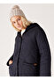 Navy Blue Women's Coat W232275410-Navy Blue - 2