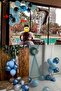 Chrome Blue and Macaron (PASTEL MATTE) Blue Color Balloon of 15 - 2