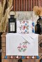 Flamingo Embroidered Tasseled 3-Piece Hand and Face Towel