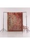 Pink Beige Themed Ethnic Tree and Human Patterned Creative Modern Decorative Carpet 2190 - 5