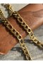 Figaro Model Steel Knitted Chain Necklace 316L Steel Necklace Gold Color