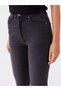High Waist Straight Fit Women's Jean Pants - 5