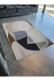 Sdney Multicolored Abstract Patterned Modern Decorative Carpet 2201 - 3