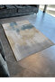 Sdney Blue Beige Themed Powder Abstract Patterned Creative Modern Decorative Carpet 2203 - 3