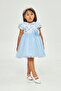 ROBASI FLOWERED TULLE BABY DRESS - 2