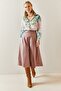 Powder Thick Belt Flounced Leather Skirt 4KXK7-47761-50 - 6