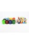 Rainbow Human Figure and Bowls 12 Pieces - 5
