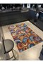 Multicolored Wavy Spiral Patterned Creative Modern Decorative Carpet 2110 - 2