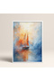 Framed Single Painting Sailboat Series Classic Poster Painting Tk/121 - 2