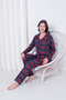 Women's Pajama Set Interlock Plaid All-over Buttoned Cotton Seasonal W20392248 - 2